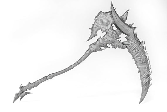 FFXIV Manderville Scythe Reaper DIY Cosplay Prop Kit - RPR Cosplay - ffxiv Reaper cosplay