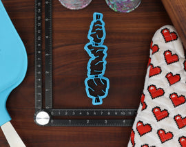 South Dakota Cookie Cutters - Chislic, Mt. Rushmore, Pasque Flower, South Dakota Flag, State Outline - SD Gift Idea