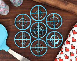 Elder Circle Cookie Cutters - Great Runes - Godrick's, Malenia's, Mohg's, Margott's, Redahn's, Rennala's, Rykard's - Rune - Champion of Ash