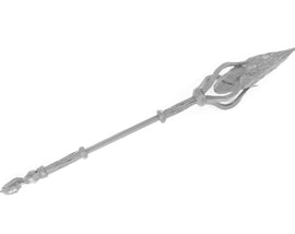 Ice Witch Staff DIY Cosplay Prop Kit - Ice Mage Staff, LARP Mage Weapon, Ice Witch Cosplay, Ice Magr Cosplay
