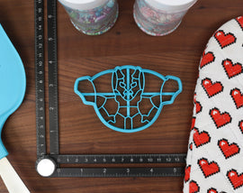 Tabletop RPG Monsters Cookie Cutter Set - Half-Demon, Half-Elf, Half-Orc, Mountain Dwarf, Scaled Born - DnD Cookies Cutters