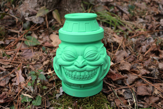 Greedy Pot Deck Box - Ancient Jar Head Deck Holder - Pharaoh's Artifact Duel Organizer - Dueling Tools - TCG Dice Tray | FNP1