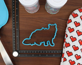 Selkirk Rex Cookie Cutters - Devon Rex Face, Rex Outline, Teacup Devon Rex, Sitting Devon, Devon Detail - Kitty Cat Merch