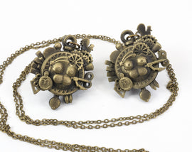 Galactic Nova Locket Necklace - Clockwork Star Character - Kirby Boss Enemies Jewelry - Starship Ability Boss Fight - Kirby Lockets | LKT1