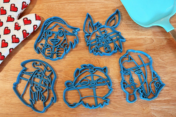 League Emote Cookie Cutters -Riven, Teemo, Jinx, Lux Ashe- League of Legends - LootCaveCo