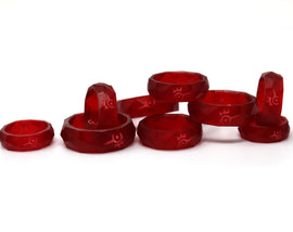 Red Mage FFXIV Ring Glow in the Dark Soul Crystal/RDM Job Stone Final Fantasy XIV FF14 - LootCaveCo