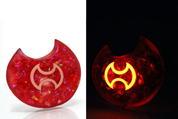 Twinkle Warrior FFXIV Glow in the Dark Soul Crystal/WAR Job Stone Final Fantasy XIV FF14 - LootCaveCo