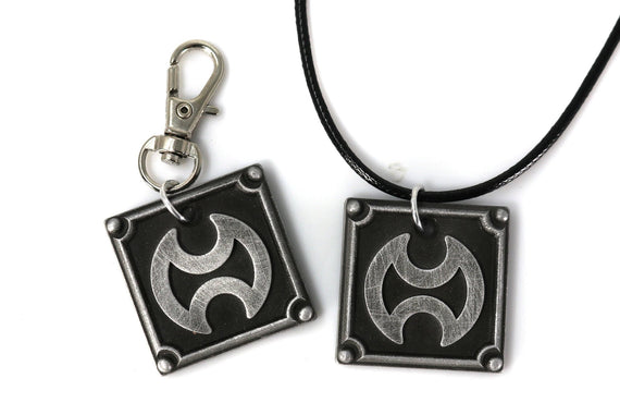 Warrior FFXIV Job Charm - WAR Metal Resin, Final Fantasy 14 FF14 Soul Crystal - LootCaveCo