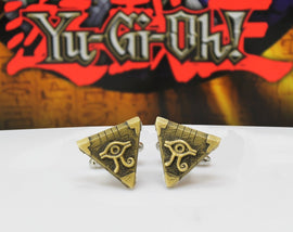Yugioh Millenium Puzzle Cufflink Flat Version - Yu Gi Oh Cosplay or Gift - Yami Yugi - LootCaveCo