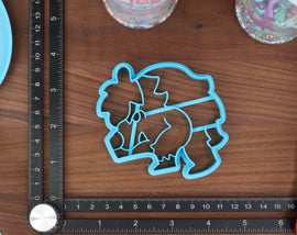 Wretched Werewolf Cookie Cutter - Cartoon Werewolf, Howling Werewolf, Snarling Werewolf, Split Werewolf, Werewolf Silhouette - Midnight Wolf