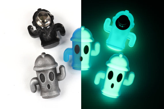 Animal Crossing Gyroid Pin - Glow in the Dark Pins - Haniwa New Horizons - Original Squeezoid - Gyroid Glow Pins - Hidden Treasures | SPN1