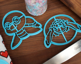 Green Sea Turtle Cookie Cutters - Cute Green Turtle, Detailed Green Turtle, Green Turtle Face, Green Turtle Outline, Hatching Green Turtle