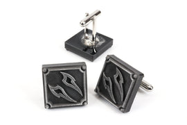 Viper FFXIV Job Cufflinks - VPR Metal Resin, Final Fantasy 14 FF14 Soul Crystal | CFF1