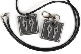 Viper FFXIV Job Charm - VPR Metal Resin, Final Fantasy 14 FF14 Soul Crystal Keychain / Necklace | 1 KY1