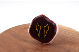 Viper FFXIV Hand Painted Soul Crystal/VPR Job Stone Final Fantasy XIV Soul of the Viper FF14 - Paint Stone | PJSKY1