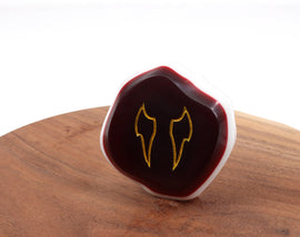 Viper FFXIV Hand Painted Soul Crystal/VPR Job Stone Final Fantasy XIV Soul of the Viper FF14 - Paint Stone | PJSKY1