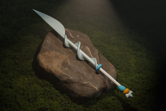 Gem Being's Pearl Spear DIY Cosplay Prop Kit - Glowing Pearl Blade - Network Animation Cosplays & Props - Magical Gemstones