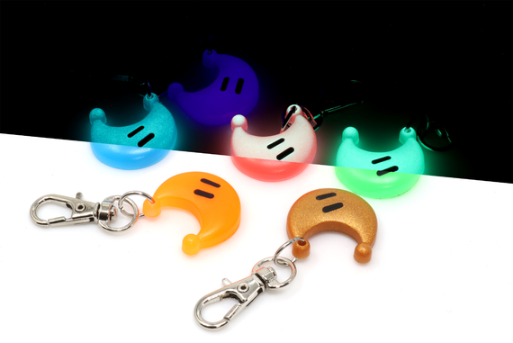 Power Moon Keychain Glow in the Dark / Necklace! Super Mario Odyssey