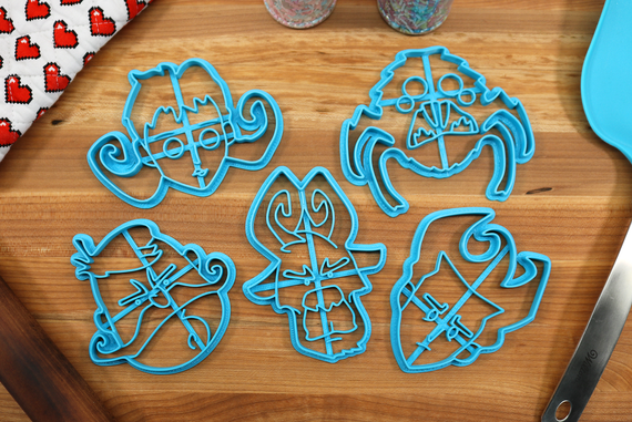 Don't Starve Cookie Cutters - Webber, Willow, Wilson, Wolfgang, Wortox