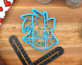 FNAF Security Breach Cookie Cutters - Glamrock Chica, Glamrock Freddy, Montgomery Gator, Nightmarionne Bot, Roxanne Wolf