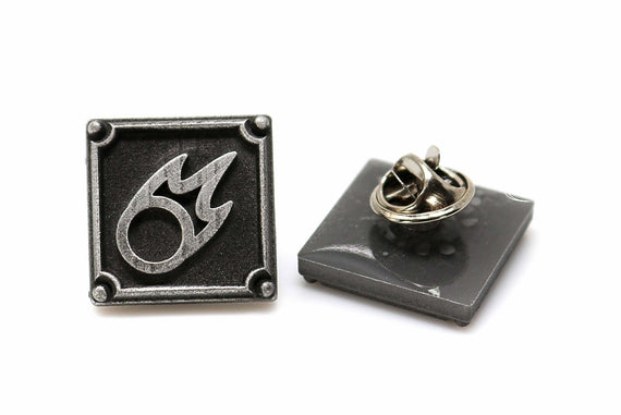 Black Mage FFXIV Job Pin - BLM Metal Resin, Final Fantasy 14 FF14 Soul Crystal - LootCaveCo