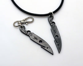 Destiny 2 Hunter Knife Keychain/Necklace for Destiny Cosplay - LootCaveCo