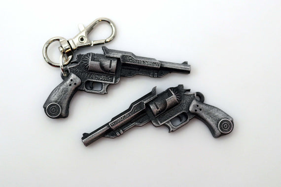 FFXV Prompto Revolver Keychain / Necklace Final Fantasy XV - LootCaveCo