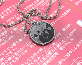 Moogle Final Fantasy X Yin & Yang locket - Final Fantasy 9 Cosplay