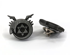 Full Metal Alchemist Ouroboros Symbol-Aluminum Metal Resin Pin for FMA Cosplay-Homunculi