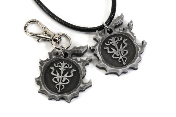 FFXIV The Order of the Twin Adder Keychain / Necklace - Grand Company - FF14 Final Fantasy 14