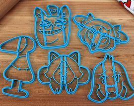 Undertale Cookie Cutters - Temmie, Muffet, Asriel, Dummy, Burgerpants - Undertale /  Baking Gift