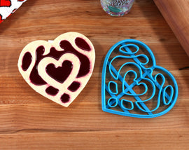 Legend of Zelda Heart Container Tart Cookie Cutter - Breathe of the Wild