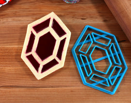 Legend of Zelda Rupee Linzer Tart Cookie Cutter - Breathe of the Wild