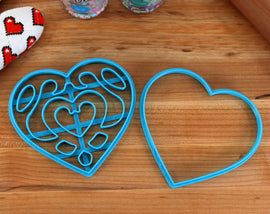 Legend of Zelda Heart Container Tart Cookie Cutter - Breathe of the Wild