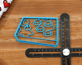 Kawaii Arcade Cookie Cutters - Fighter Box, Gachapon Machine, Kawaii Claw Machine, Star Gachapon, UWU Cabinet - Anime Baking