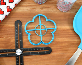Super Smash Bros Logos Set 1 Cookie Cutters - ROB, Punch Out, Pikmin, F-Zero  - Super Mario Bros /  Nintendo Gift