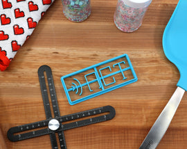 Undertale Cookie Cutters Battle Options- Mercy, Fight, Item, Act  - Undertale /  Baking Gift