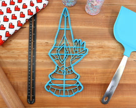 12 Inch Aetheryte Cookie Cutters - FFXIV Birthday Cookie Cake Cutter - FF14 Baking