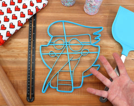 XL 12 Inch Deltarune Spamton Face Cookie Cutter - Spamton Cake - Undertale /  Baking Gift