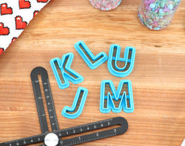 Myriad FONT Cookie Cutters - Fondant Letters, Letters for Cake decorating
