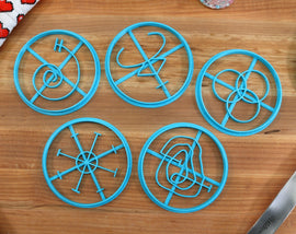 Lovecraft Outer Gods Cookie Cutters Set - Azathoth, Abhoth, Hypnos, Shub-Niggurath, Yog-Sothoth