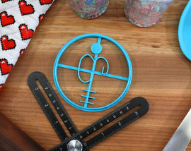 Lovecraft Outer Gods Cookie Cutters Set 2 - Unbegotten, Green Flame Tulzscha, Crawling Chaos Nyarlethotep, Abyss Lord Nodens