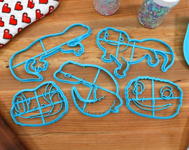 Leopard Tail Gecko Cookie Cutters  - Curled Leopard Gecko, Gecko Lick, Leopard Gecko Outline- Leopard Gecko Gift Idea