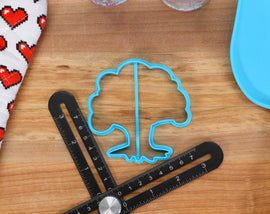 Elemental Magic Cookie Cutters - Forest, Island, Plains, Fire, Swamp - Magic Symbols