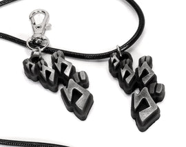 Menace Symbol Keychain  / Necklace - Anime Gift for Anime Fans - Kawaii Gift Idea KY1