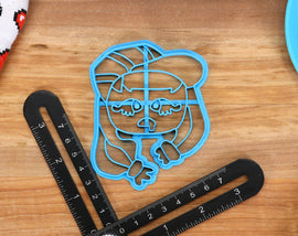 Splatoon 3 Cookie Cutters Set 1 - Frye, Shiver, Big Man, Harmony, Jel La Fleur - Splatoon Gift