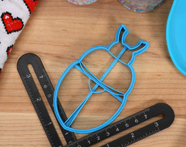 Beetles Cookie Cutters - Firefly, Rhinoceros Beetle, Scarab, Ladybug, Stag Beetle - Etymologist Gift Idea