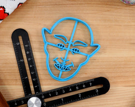 Classic Monster Cookie Cutters Set 2 - Invisible Man, Kong, Wolfman, Jekyl and Hyde, Nosferatu - Movie Monster Gift