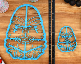 XL 12 Inch Black Lagoon Cookie Cutter  - Creature Cookie Cutters - Halloween Party Cake