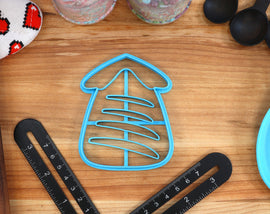 Japanese Street Food Cookie Cutters - Dorayaki, Ikayaki, Onigiri, Daifuku, Taiyaki - Foodie Gift Idea